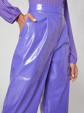 Katy Perry exclusive for ABOUT YOU Wide leg Pants 'Tamara' in Purple