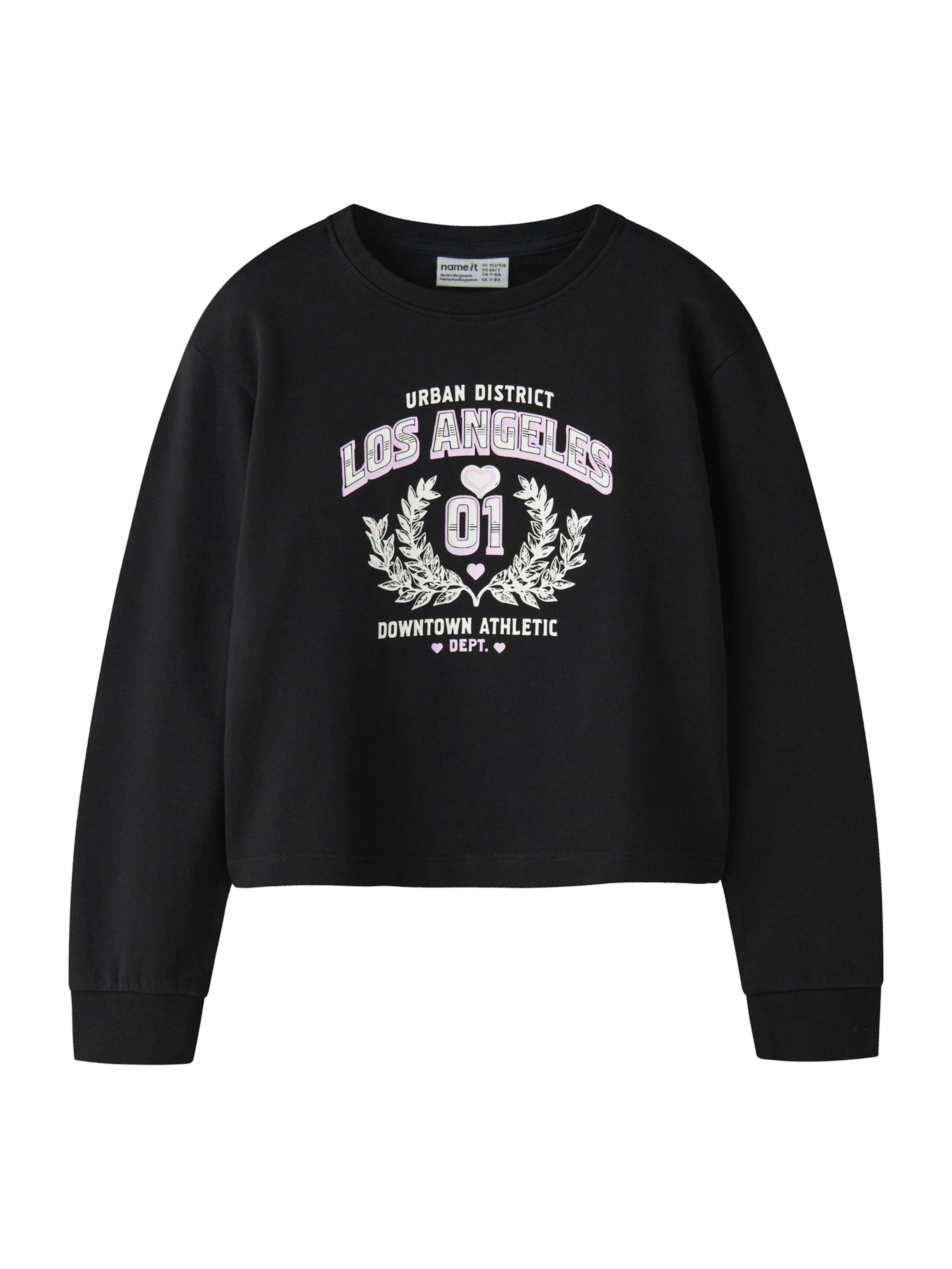NAME IT Свитшот 'NKFVANITA' в Черный: спереди