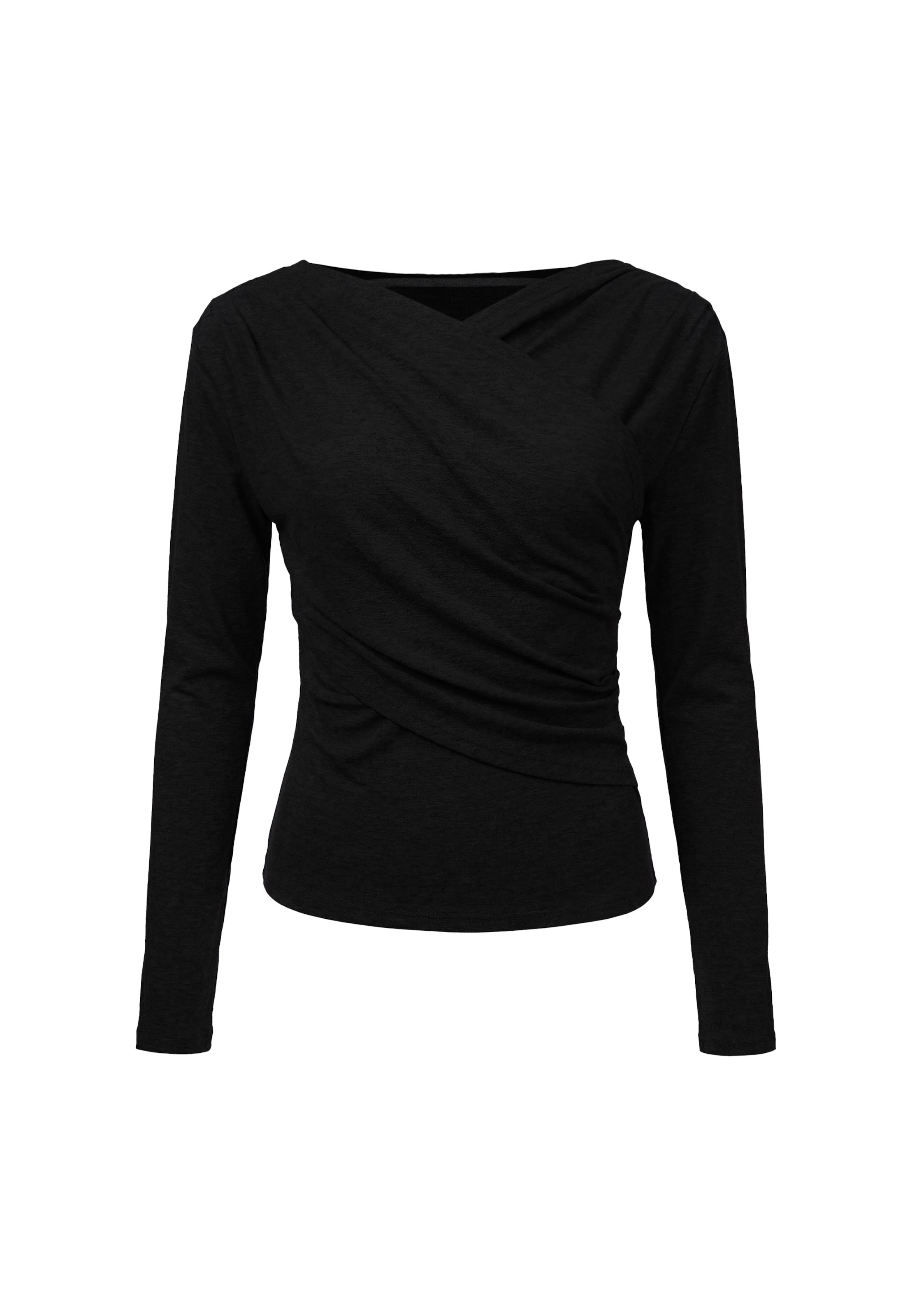 faina Shirt in Zwart: voorkant