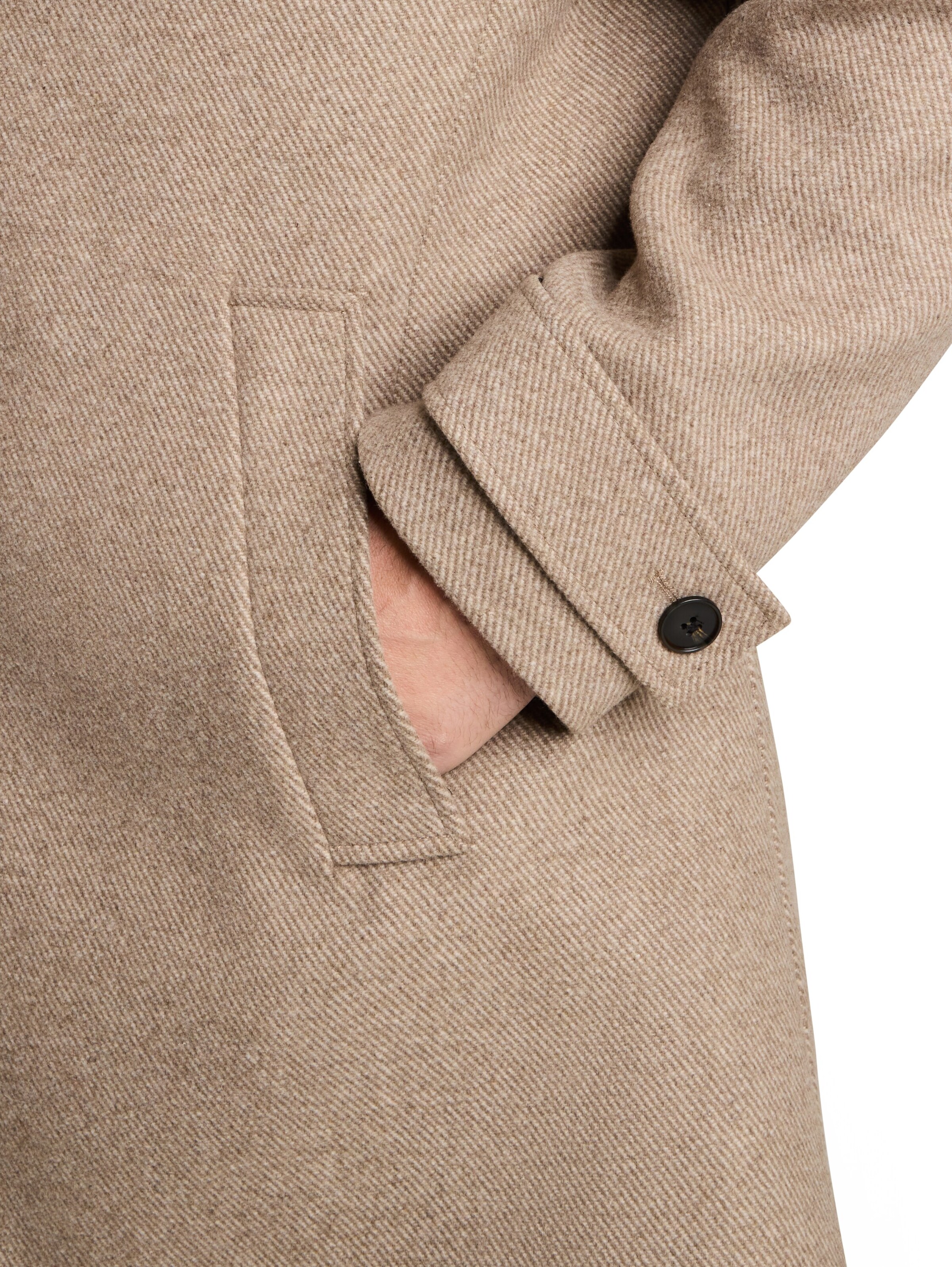TOM TAILOR Between-Seasons Coat in Beige