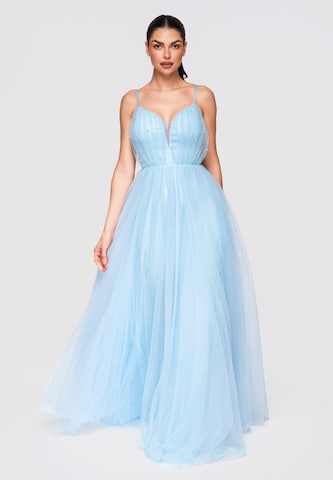 Ombre Avondjurk in Blauw