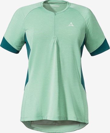 T-shirt fonctionnel 'Auvergne' Schöffel en vert : devant