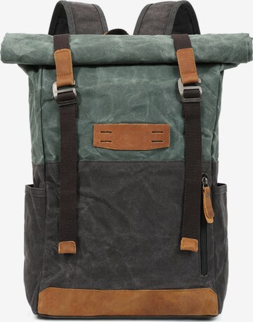 jolar Rucksack 'UNISEX' in Grün: Vorderseite