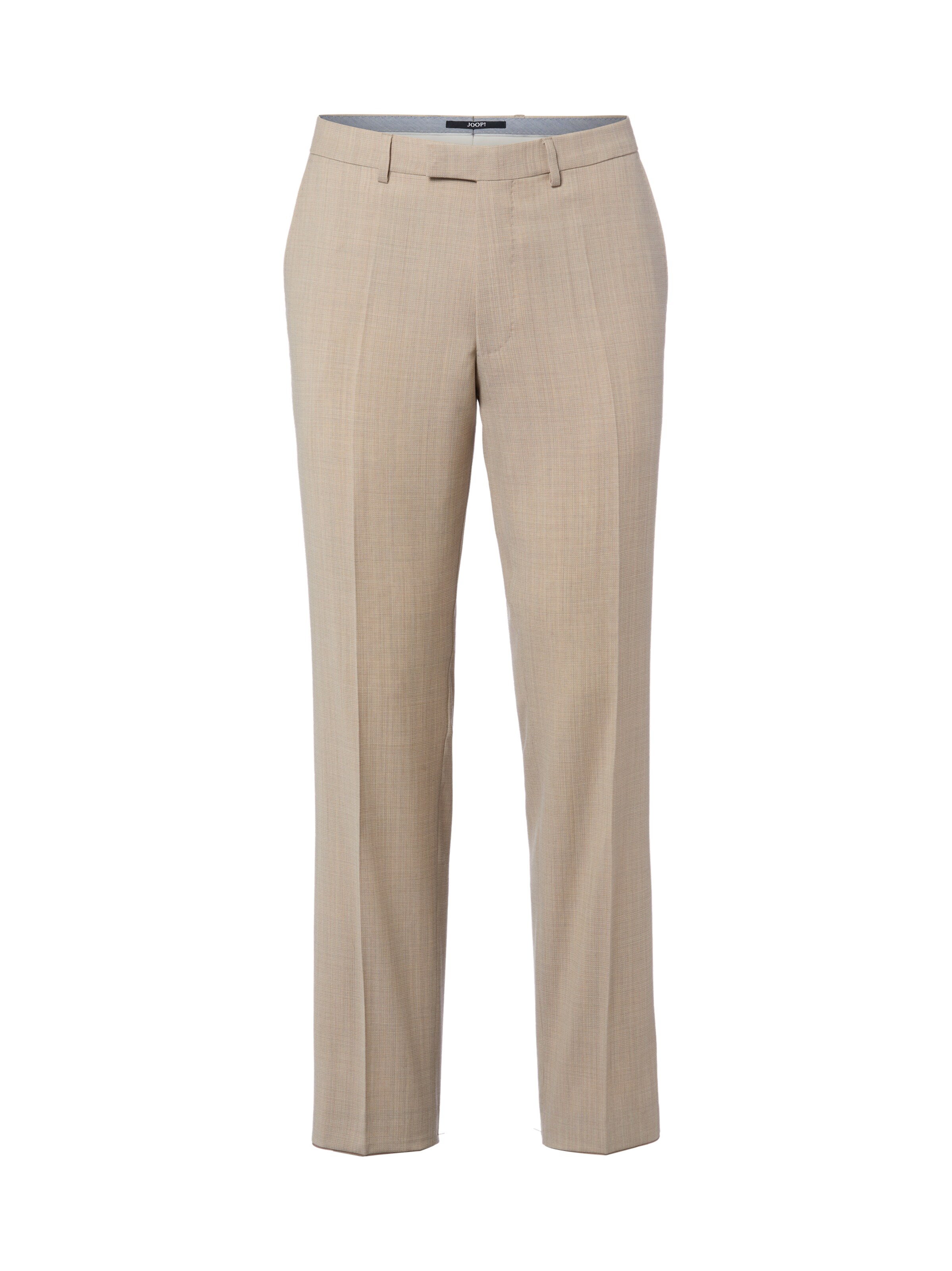 JOOP! Regular Trousers with creases in Beige: front