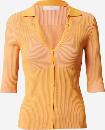 Cardigan 'CLAIRE' GUESS en orange : devant