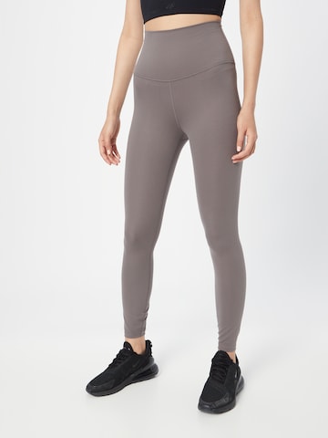 Varley Skinny Workout Pants 'Always' in Grey: front