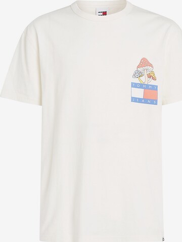 T-Shirt Tommy Jeans en blanc : devant