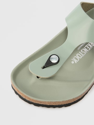 BIRKENSTOCK Japonki 'Gizeh' w kolorze zielony