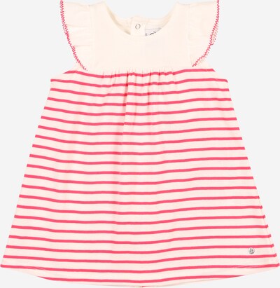 PETIT BATEAU Jurk 'ROBE MC' in de kleur Donkerroze / Wit, Productweergave