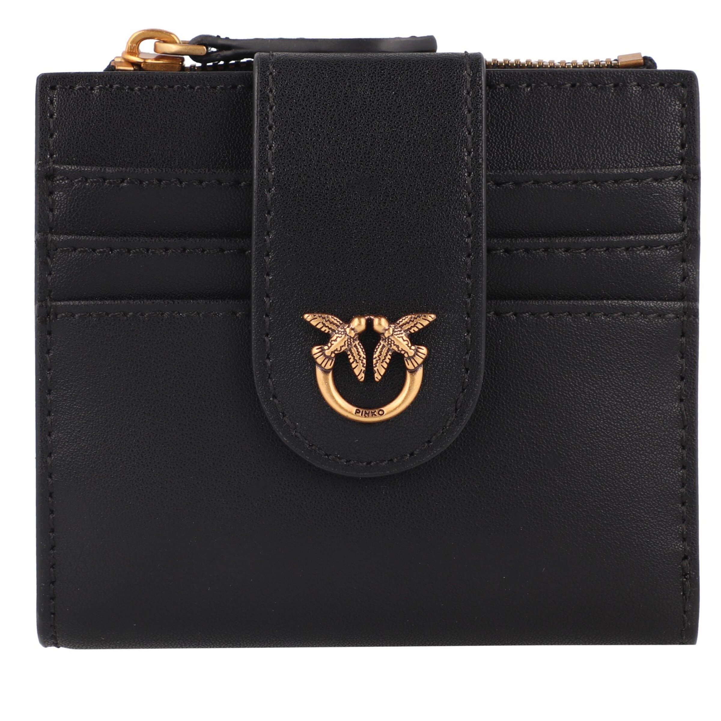 PINKO Wallet in Black: front