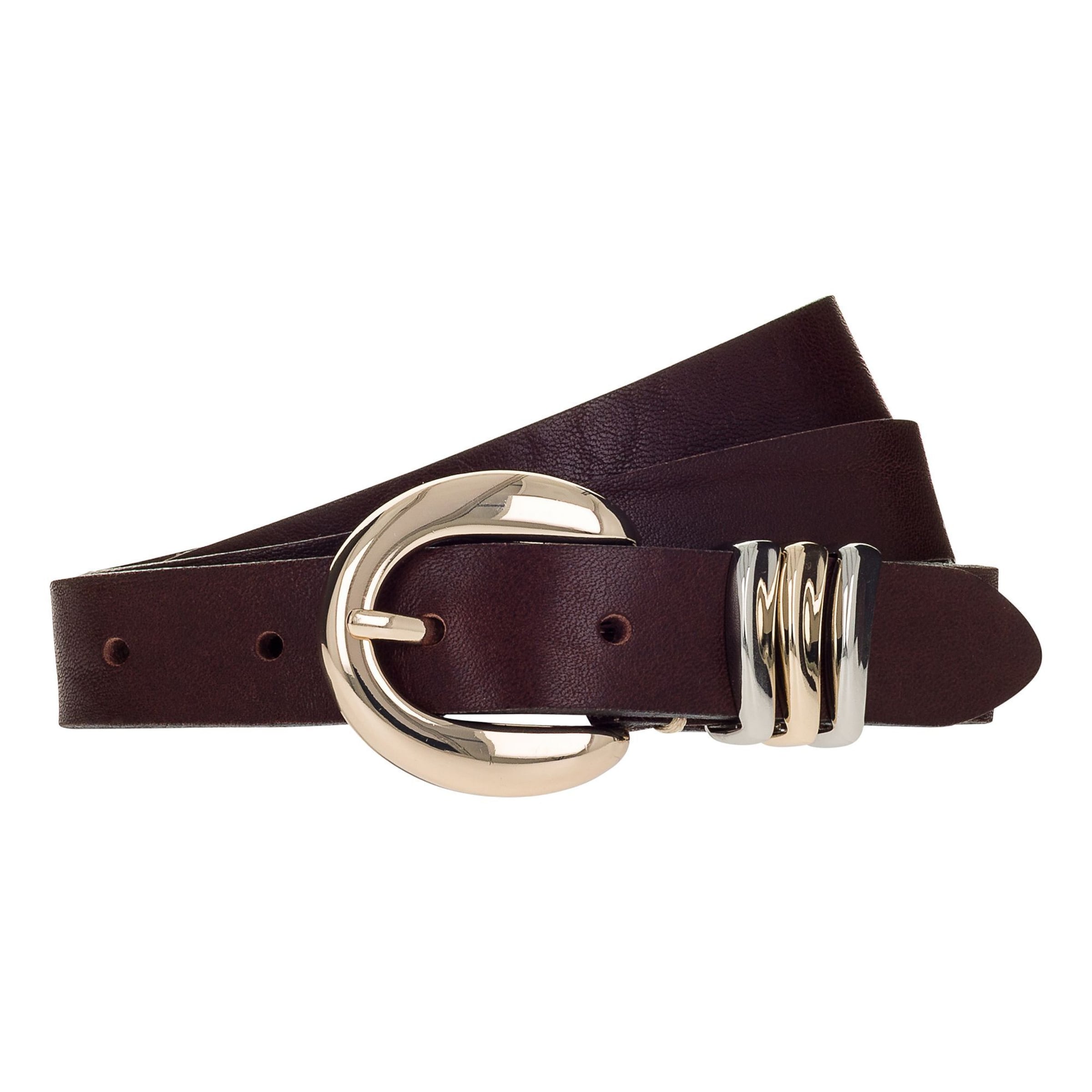 B.BELT Riem in Bruin: voorkant