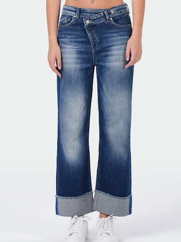 M.O.D MIRACLE OF DENIM - Pierna ancha Vaquero en azul