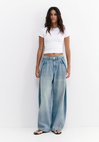 Pull&Bear Barrel Jeansy w kolorze niebieski