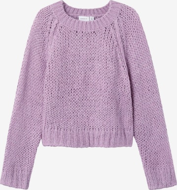 NAME IT Sweater in Purple: front