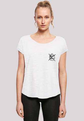 T-shirt 'Disney Winnie The Pooh Not Honey' F4NT4STIC en blanc : devant