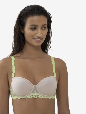 Mey Balconette Bra in Yellow: front