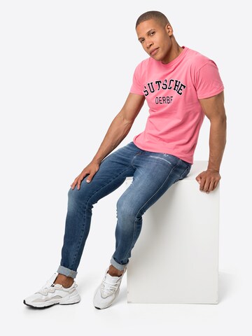 Derbe T-Shirt in Pink