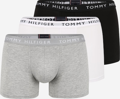 TOMMY HILFIGER Boxershorts 'Essential' in graumeliert / schwarz / weiß, Produktansicht