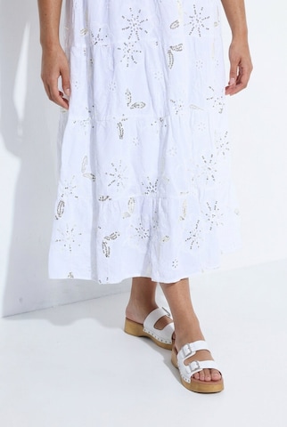 MIAMODA Dress in White