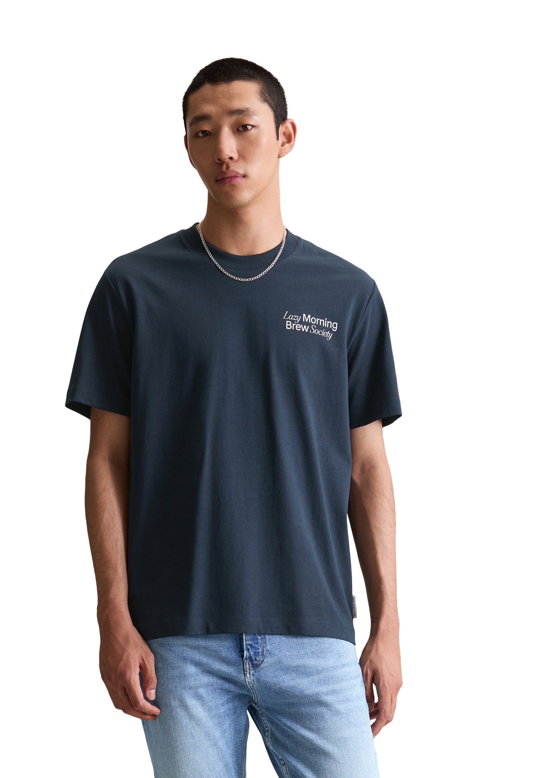 Marc O'Polo DENIM T-Shirt in Blau