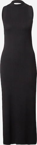 IVY OAK Úpletové šaty – černá: přední strana