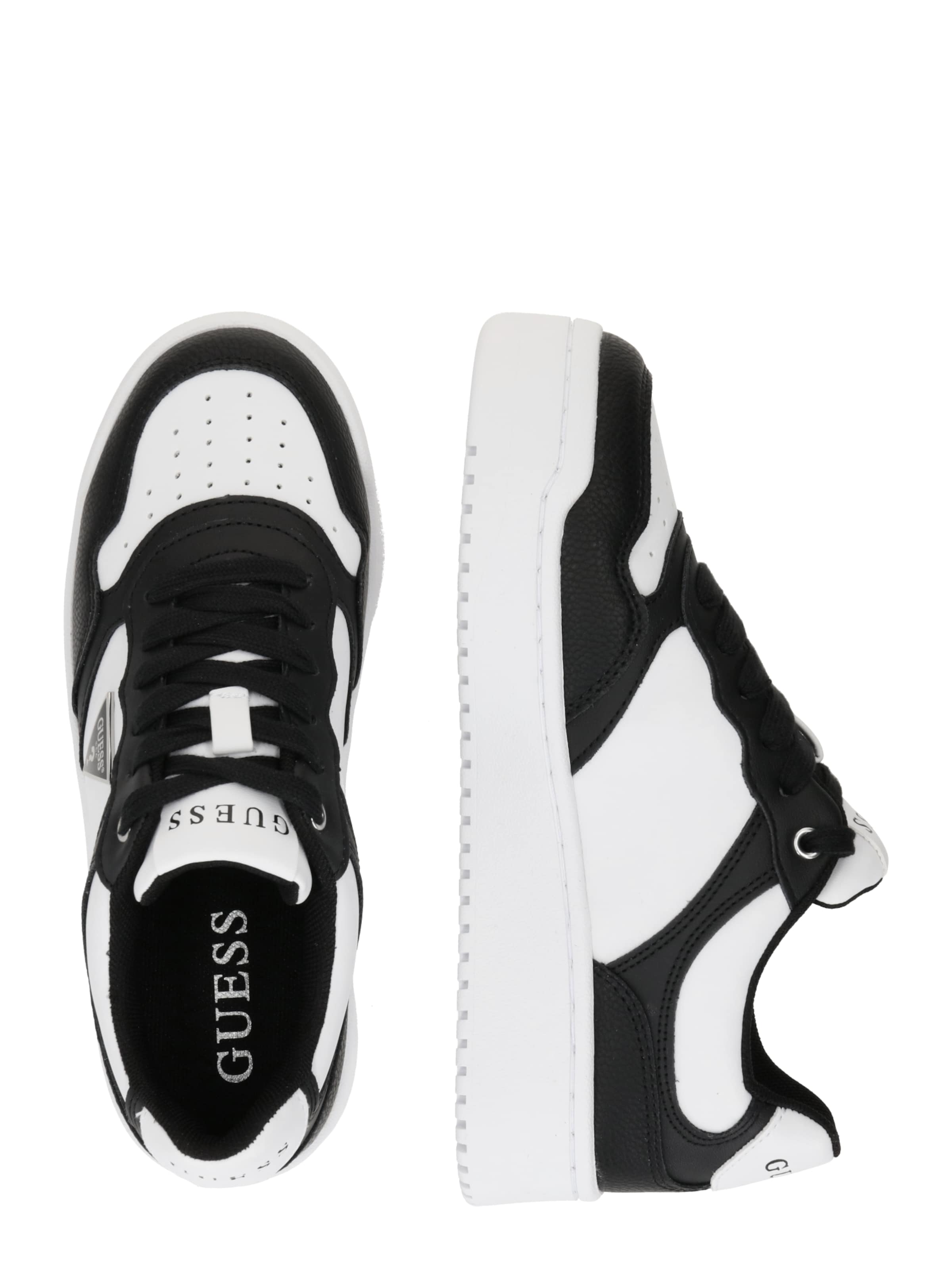 GUESS Sneakers laag 'Miram' in Zwart