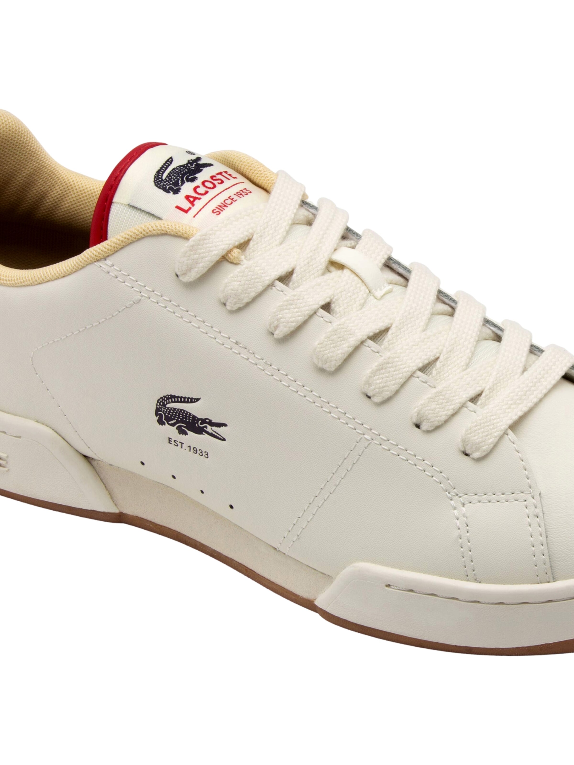 LACOSTE Nizke superge 'Carnaby Cup' | bela barva