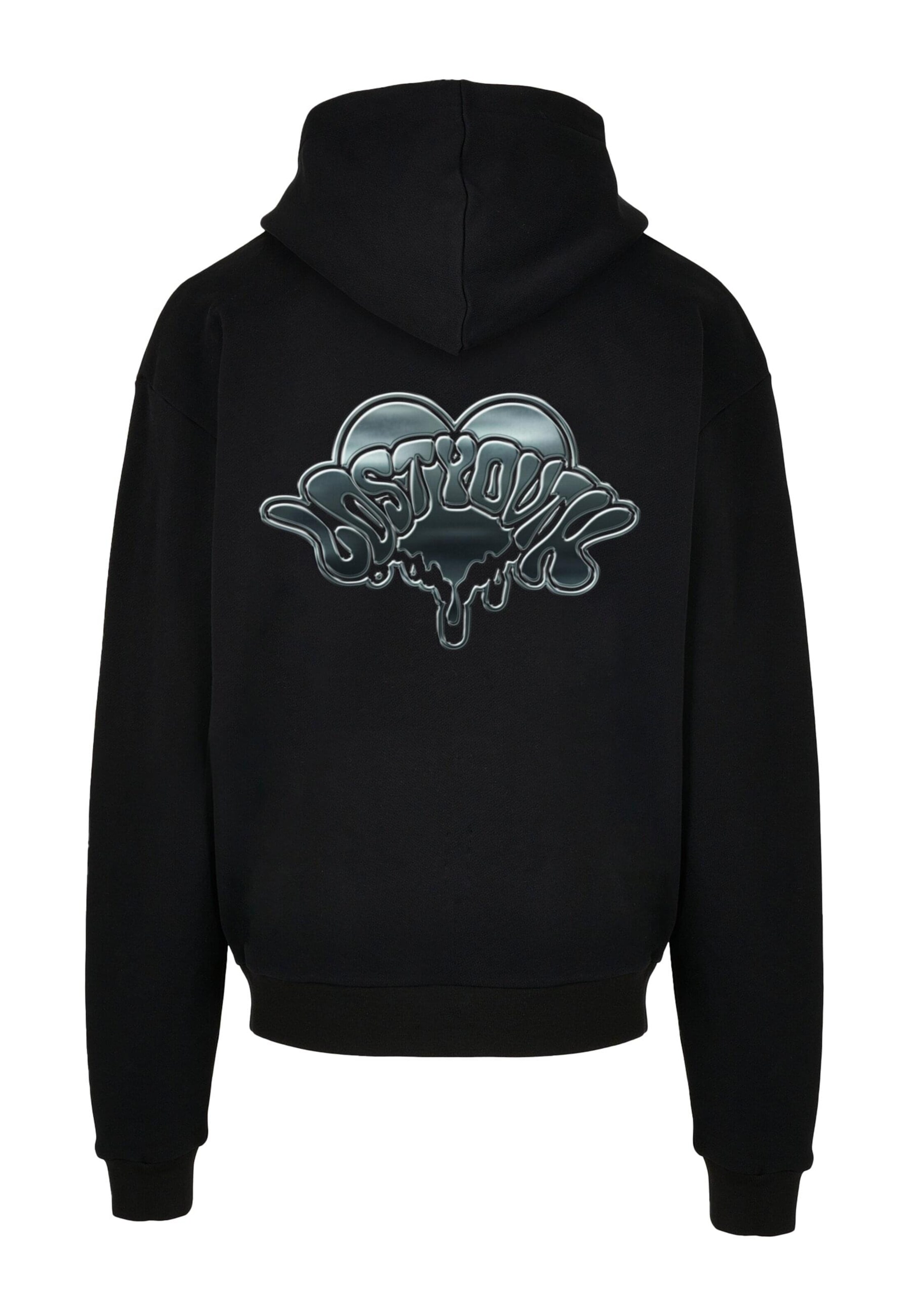 Lost Youth Μπλούζα φούτερ 'Dripping Heart' σε μαύρο