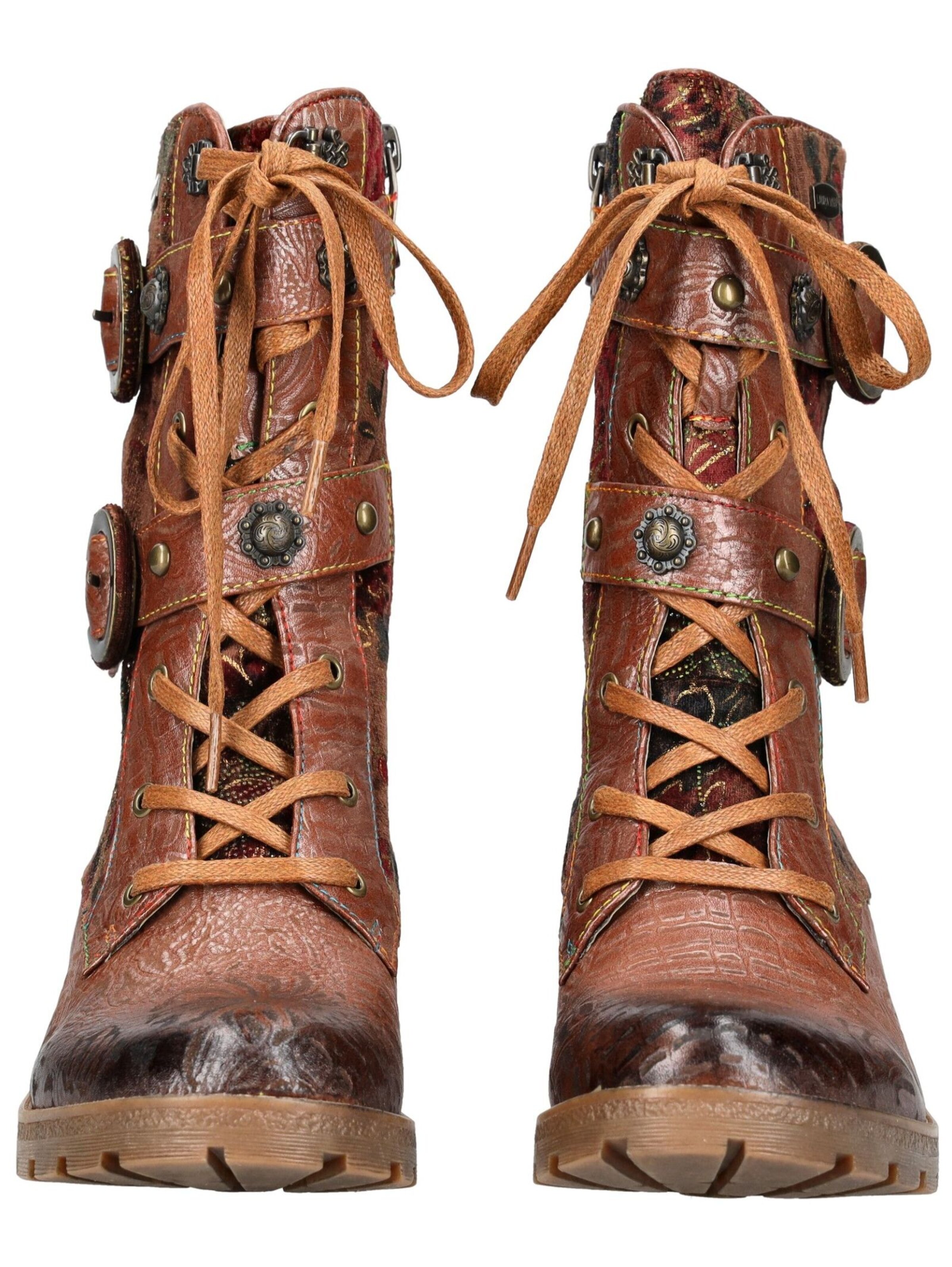 Laura Vita Lace-up boot in Brown