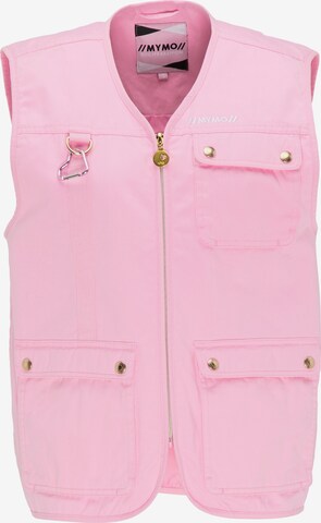 Gilet MYMO en rose : devant