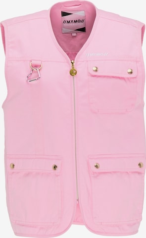 MYMO Vest in Pink: front