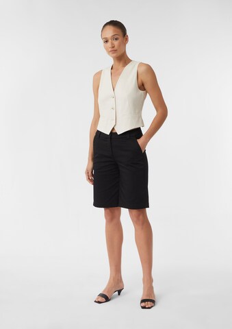 Regular Pantalon COMMA en noir : devant