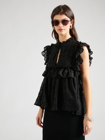 Stella Nova Blouse 'LELA' in Black: front