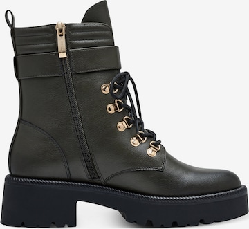 TAMARIS Lace-Up Ankle Boots in Green