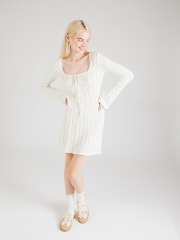 florence by mills exclusive for ABOUT YOU Knit dress 'Palo Santo' in White
