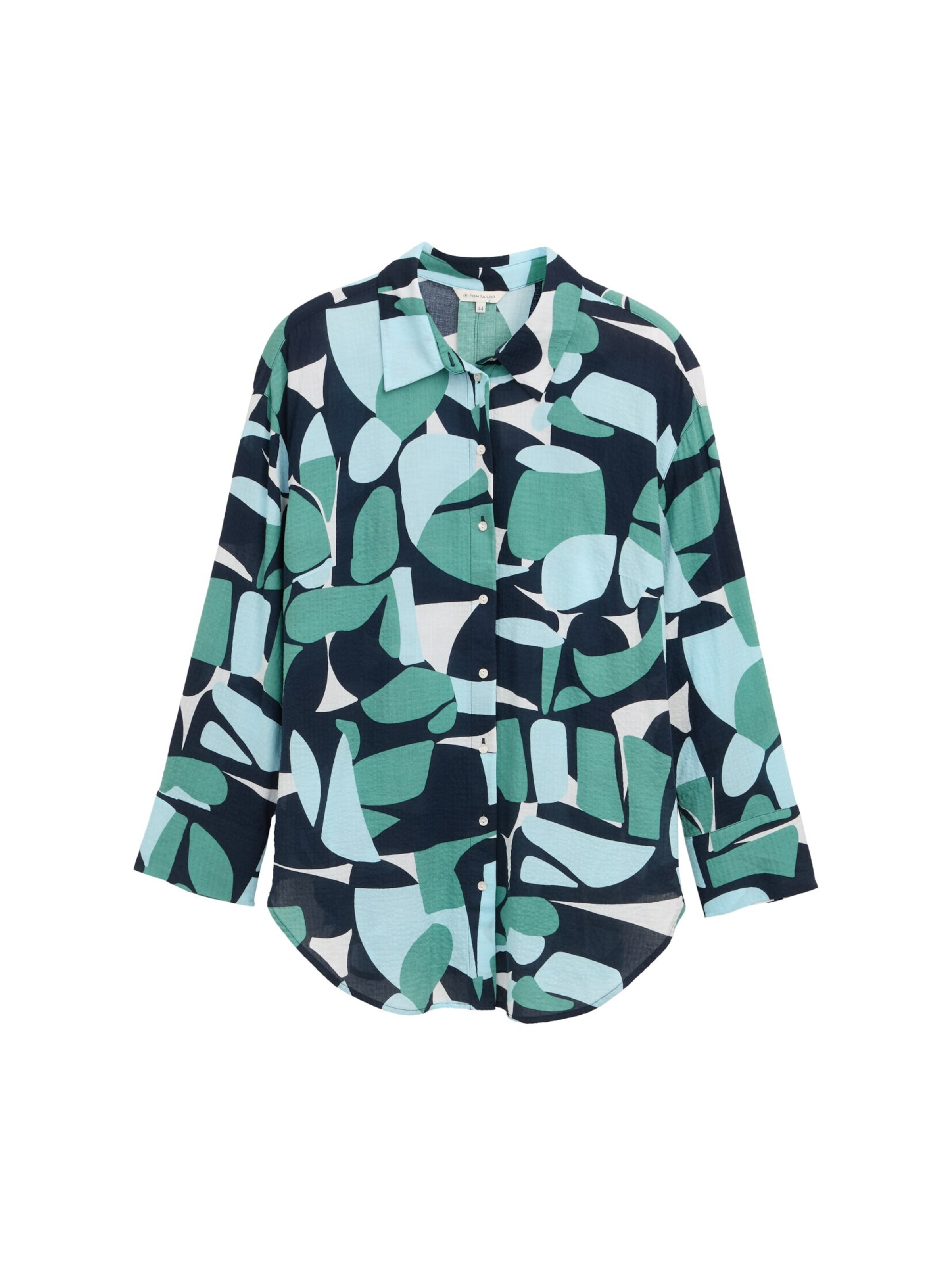 Tom Tailor Women + Blouse in Green: front