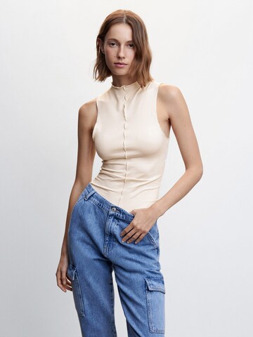 MANGO Top 'TRISHA' in Beige: predná strana