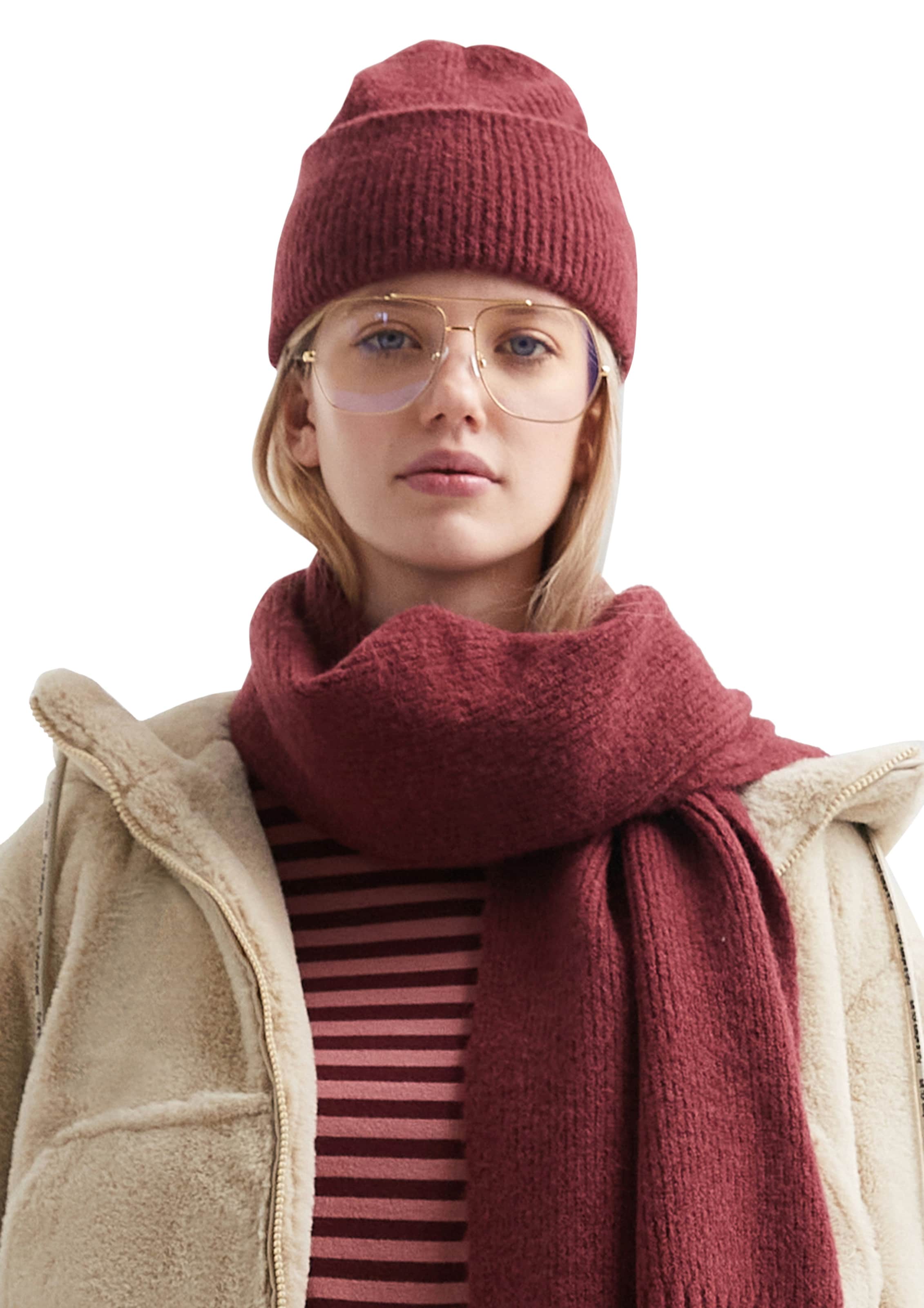 Bonnet QS en rouge : devant
