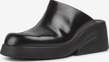 CAMPER Mules in Black: front