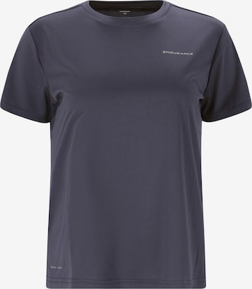 ENDURANCE Funktionsbluse 'Keily W S/S Tee' i grå: forside