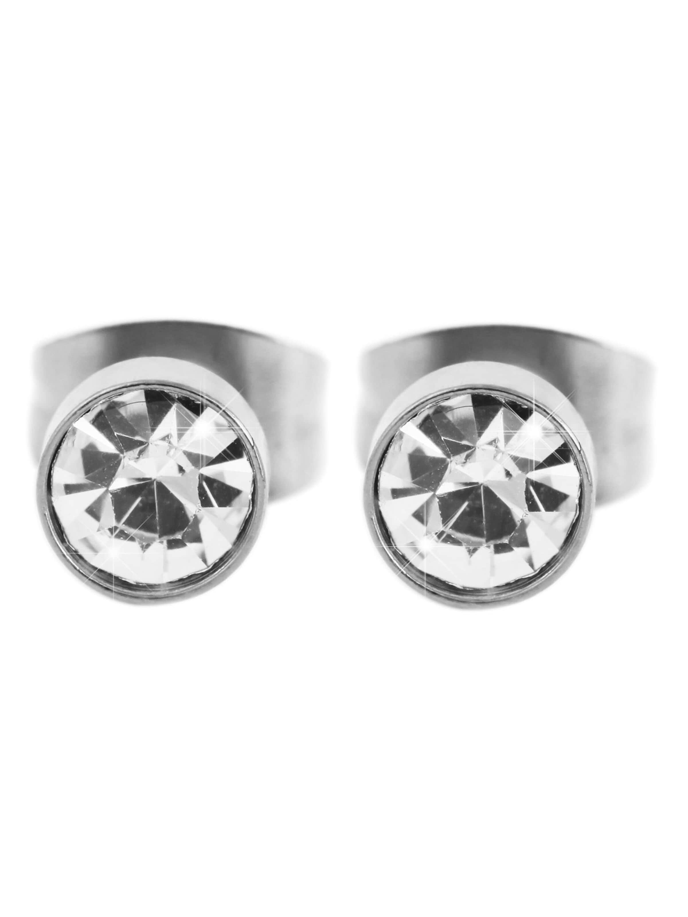 Akzent Earrings 'Beldana, langlebig' in Silver: front