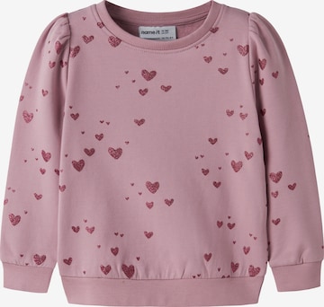 Sweat-shirt 'NMFOMA' NAME IT en violet : devant