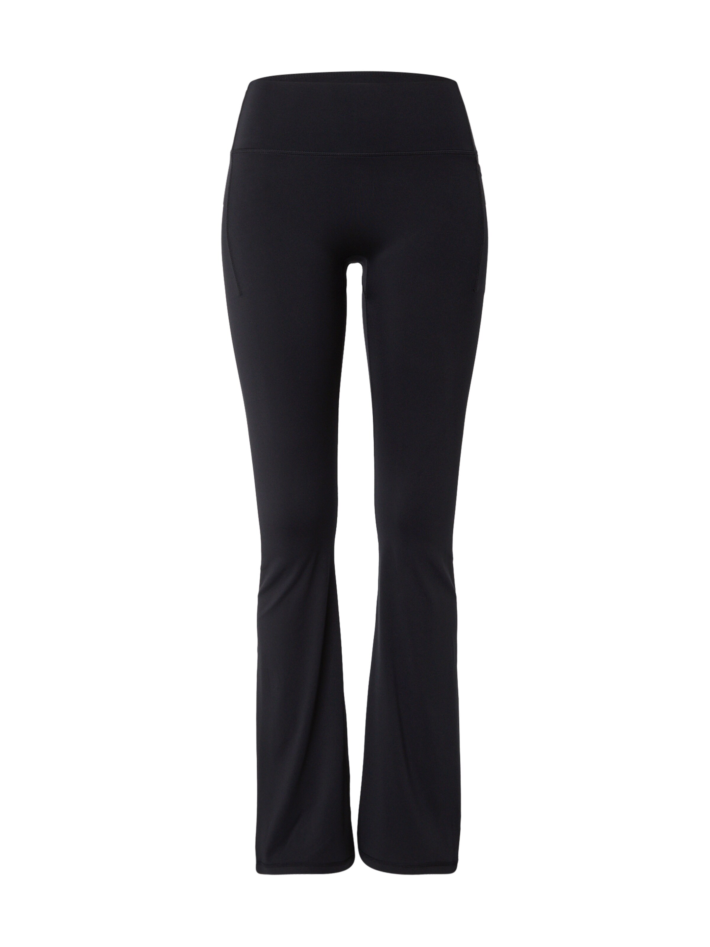 évasé Pantalon de sport 'Luxe' ICANIWILL en noir : devant