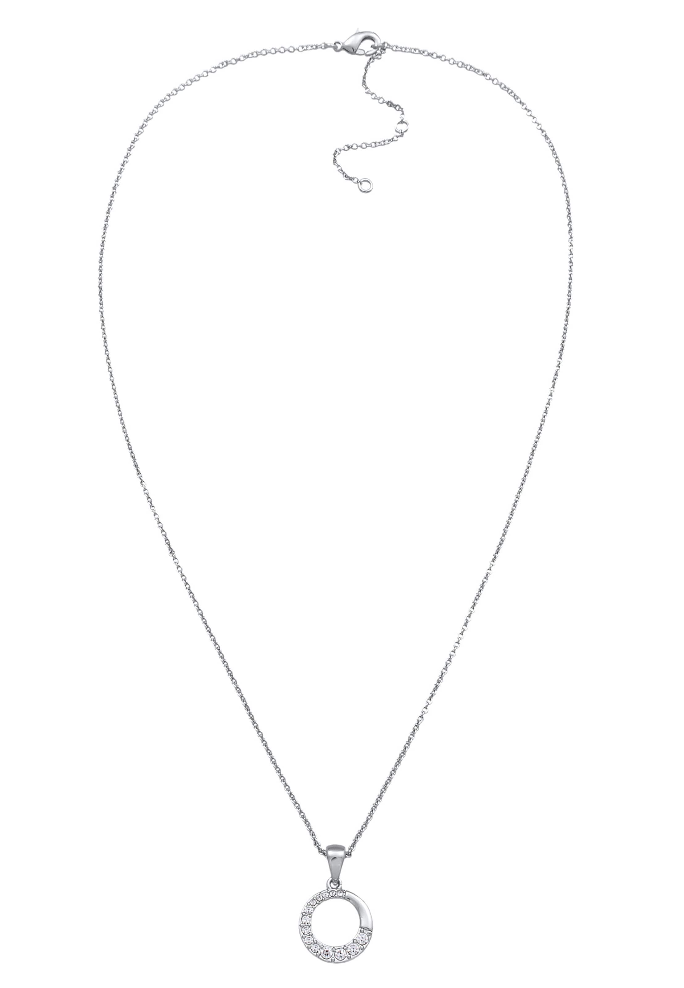 ELLI Ketting 'Elli' in Zilver: voorkant