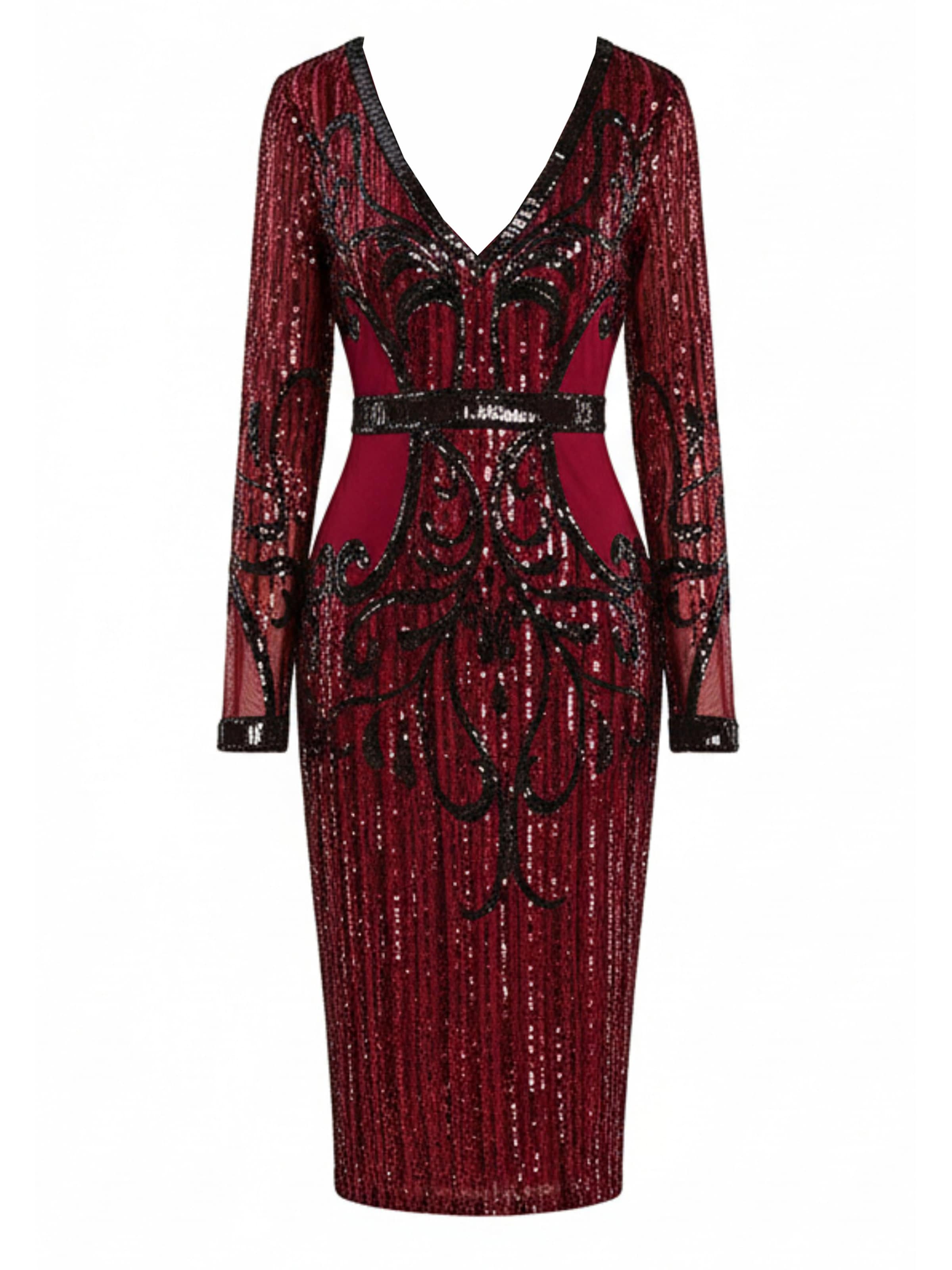 GODDIVA Dress in Red: front