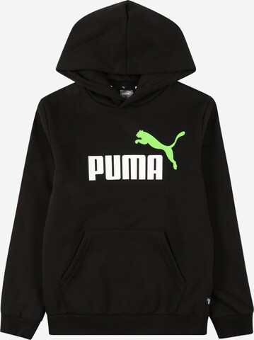 PUMASweater majica - crna boja: prednji dio