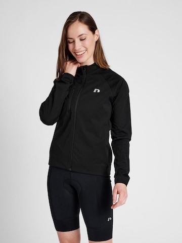 Newline Athletic Zip-Up Hoodie in Black: front