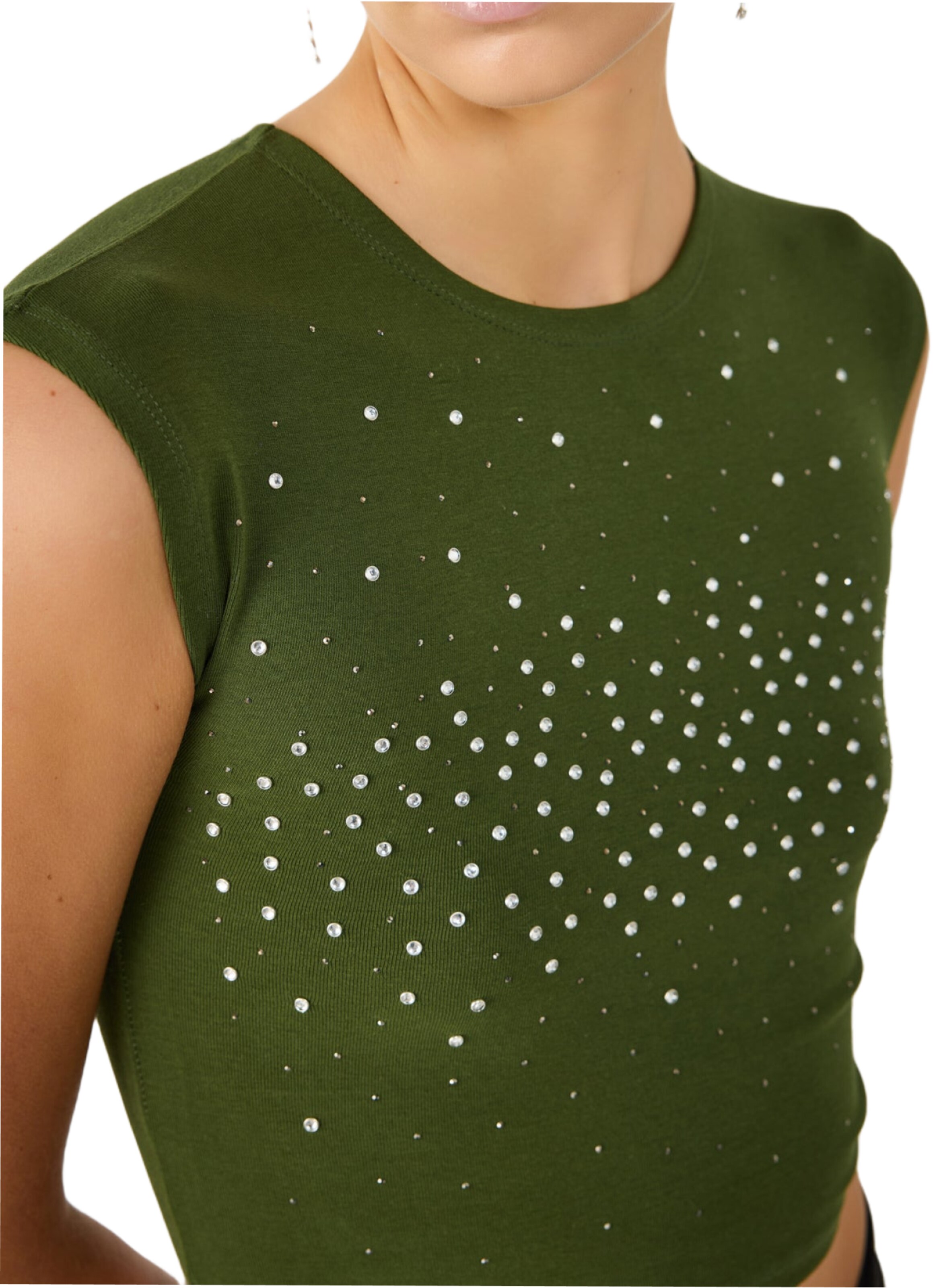 No Matter What Top in Grün