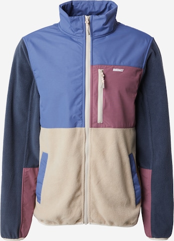 Iriedaily Fleece jas in Blauw: voorkant