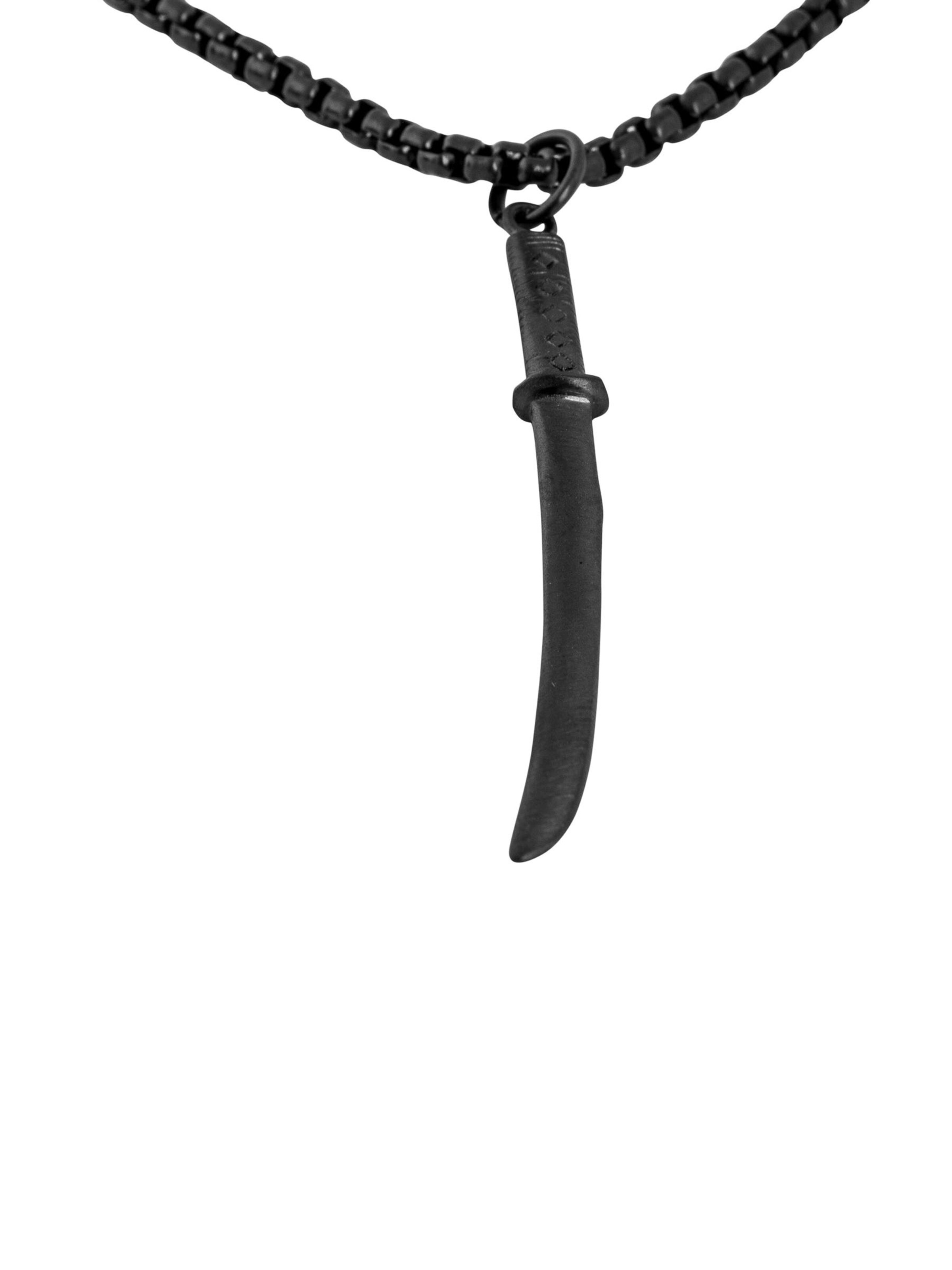 Akitsune Necklace 'Gladius' in Black